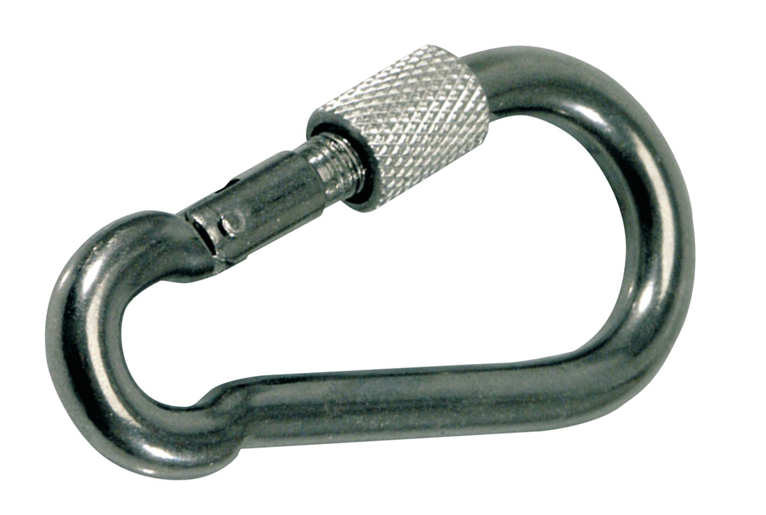 ALFA LOGISTIK® Gancio per moschettone standard, 3 – 10 mm, zincato, 5 – 50 pezzi (6 mm) (5