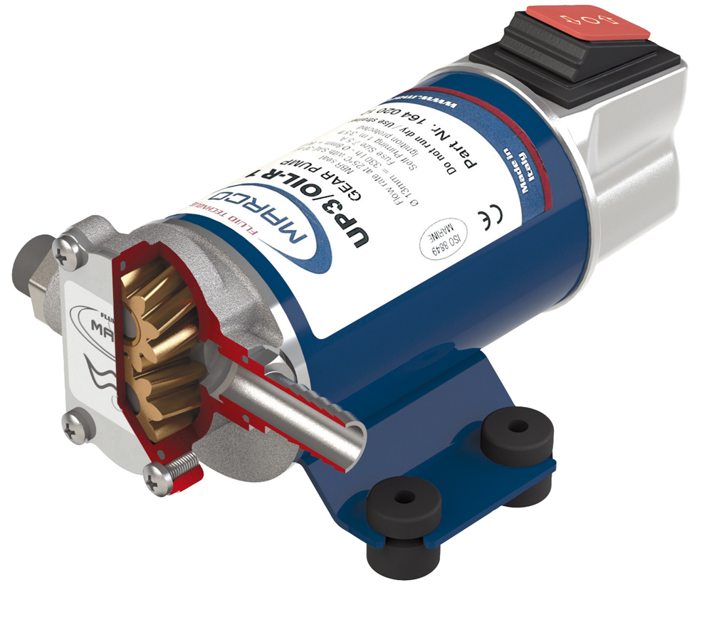 Pompa Olio Ingranaggi Inferiore Per Motori Fuoribordo - 96,7 Cm Con 3 Adattatori E 2 Tubi - Design Metallico Per Manutenzione Barca