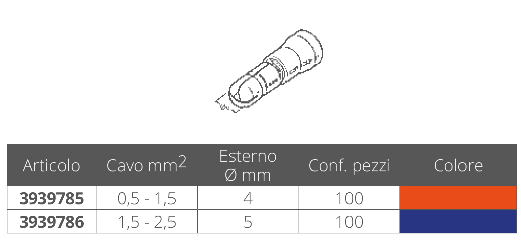 97 99 110 - KNIPEX Terminale Piatto Maschio Isolati 100 Pz Cad - Foto 12