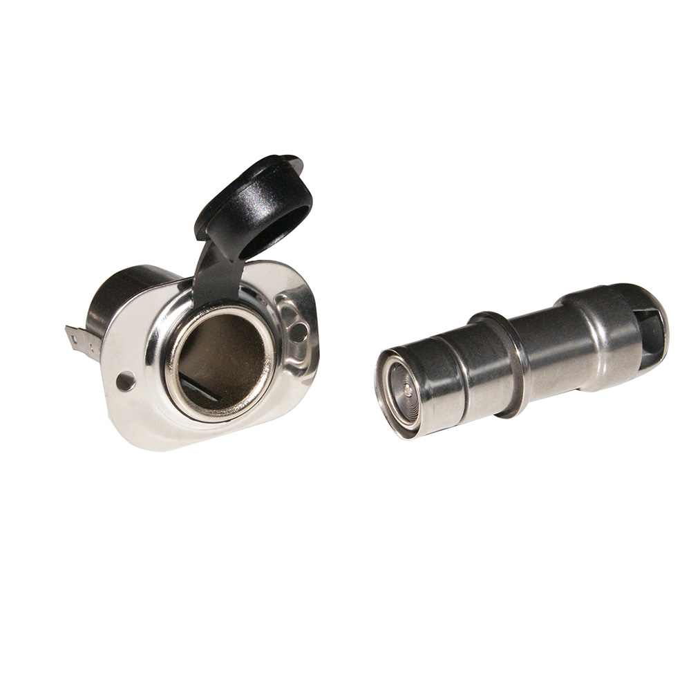 RIIEYOCA Presa multipla per accendisigari per auto, 2 prese splitter 12V/24V Adattatore per accendisigari da maschio a femmina Cavo di prolunga per presa,40CM
