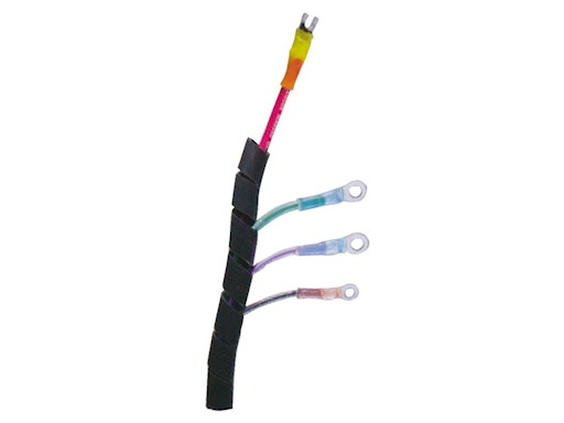 SPIRALE IN POLIETILENE NERA