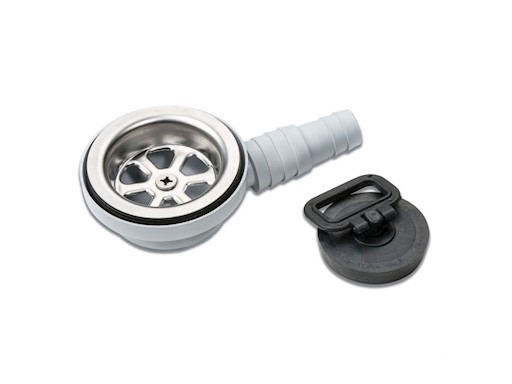 PILETTA SCARICO CURVA PER TUBO DA Ø MM 20 A MM 25