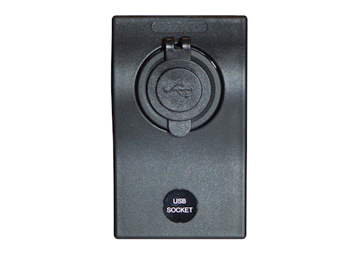 PANNELLO CON DUE PRESE USB TIPO A