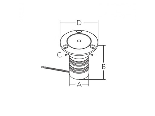 TAPPO IMBARCO ACQUA CON CHIAVE