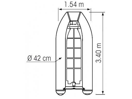 TENDER YACHT SCAFO IN ALLUMINIO