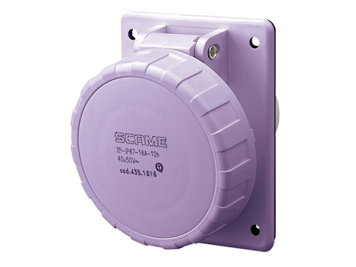 PRESA STAGNA 2P 12/24V. 16A IP67