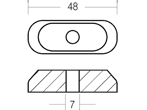PIASTRINA PER MOTORI SUZUKI 2/55 HP 2T