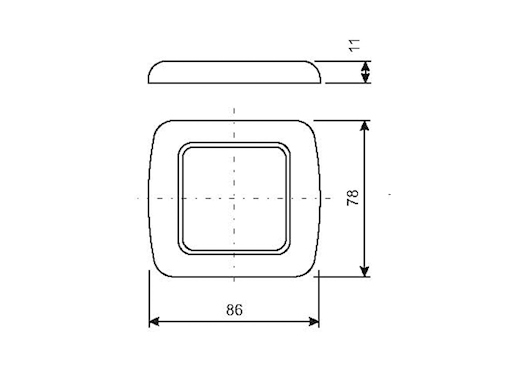CORNICE AD UN MODULO