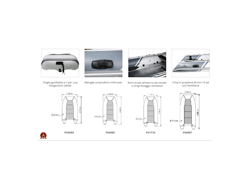 TENDER TRAIL FONDO RIGIDO CHIGLIA GONFIABILE