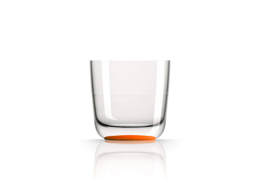 BICCHIERE DA WHISKY ARANCIONE