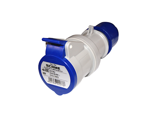 PRESA 2P+T 220V. 16A IP44