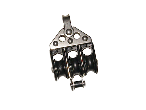 BOZZELLO TRIPLO FISSO CON ARRICAVO Ø MM. 4-6