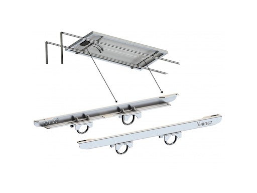 SUPPORTO DI MONTAGGIO PANNELLI SOLARI DOPPIO ROLLBAR