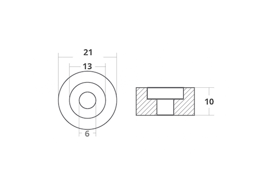 RONDELLA PER MOTORI O.M.C/JOHNSON/EVINRUDE 2-6 / 25-225 HP 4T