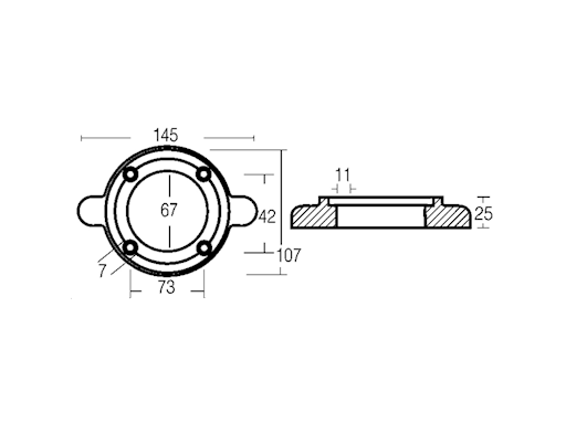 COLLARE PER MOTORI YANMAR SD 20/60 HP