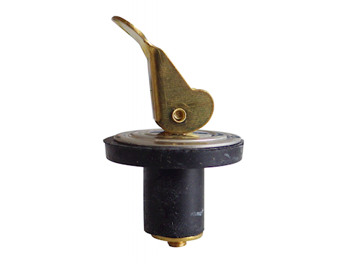 TAPPI ESPANSIONE IN OTTONE E GOMMA