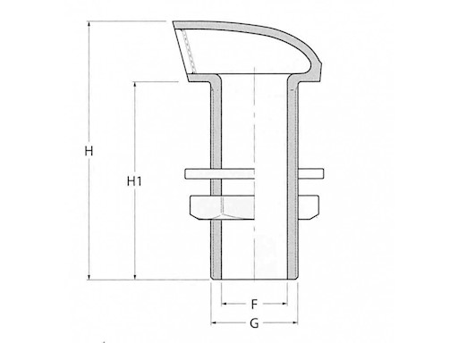 SFIATO IN OTTONE DA 1”