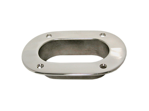 CUBIA OVALE IN ACCIAIO INOX