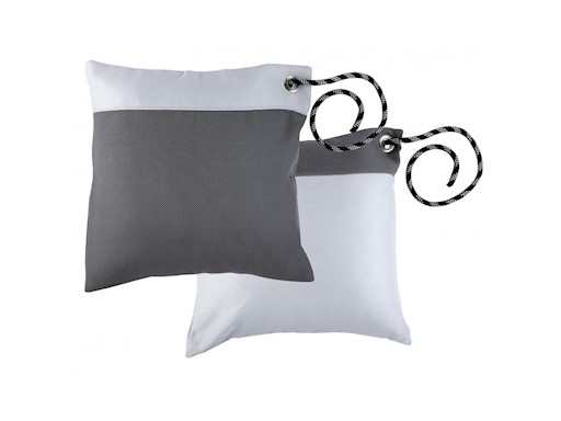 SET 2 CUSCINI GRIGIO/BIANCO