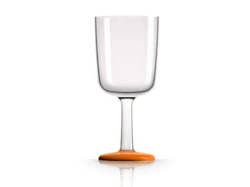 BICCHIERE DA VINO ARANCIONE