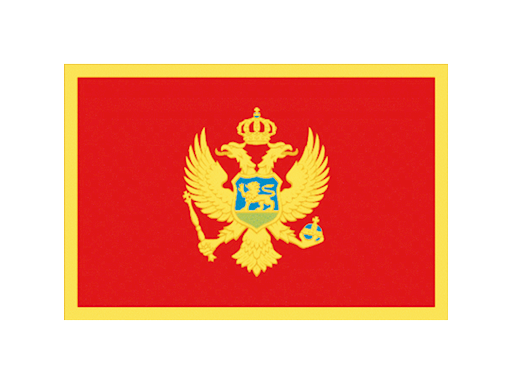 BANDIERA MONTENEGRO