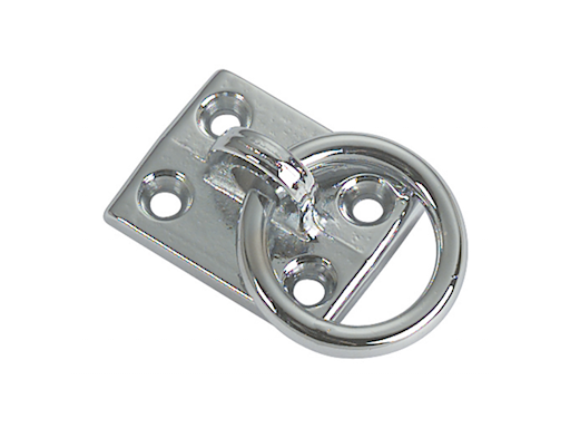 PIASTRA IN OTTONE CON ANELLO