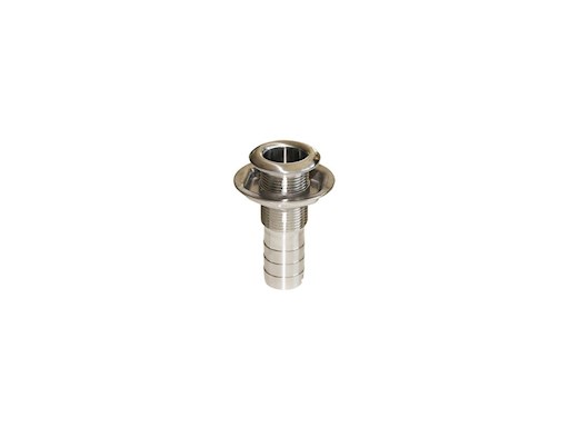 SCARICO A MARE INOX CON PORTAGOMMA