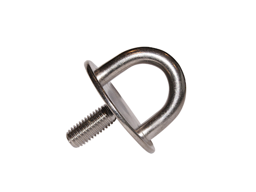 PIASTRA IN ACCIAIO INOX CON PRIGIONIERO