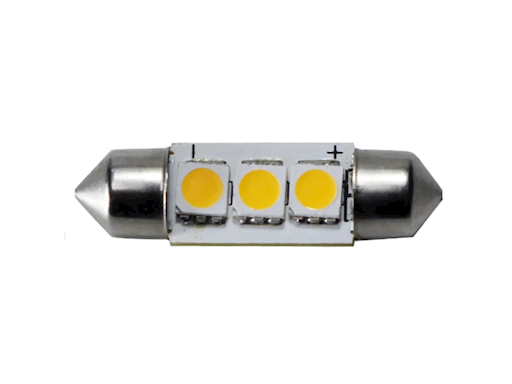 LAMPADINA A SILURO 3 LED SMD