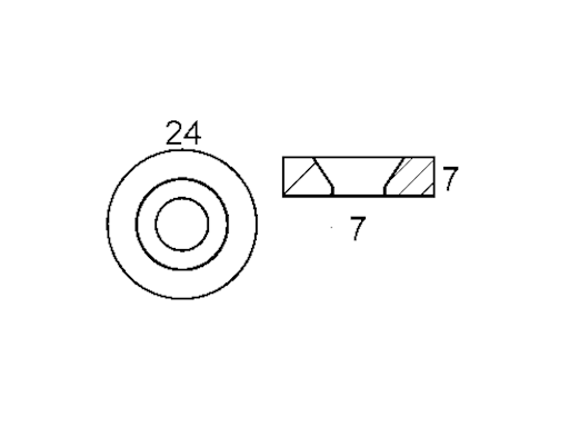 RONDELLA PER MOTORI HONDA 8/20 HP