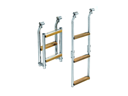 SCALETTA A 3 GRADINI IN LEGNO PER PLANCETTA