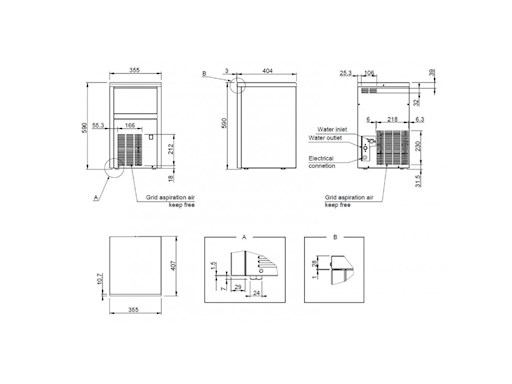 ICE MAKER DRINK CLEAR