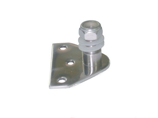 SUPPORTO INOX PIANO CON DADO AUTOBLOCCANTE