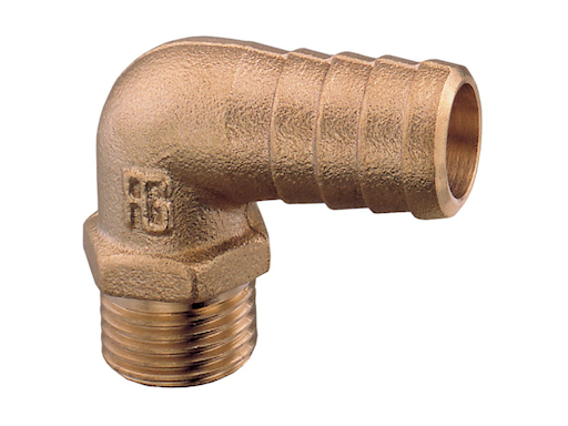 PORTAGOMMA CURVO IN OTTONE