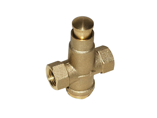 RUBINETTO A PULSANTE DA 3/8 IN OTTONE