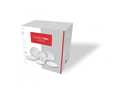 SET DI STOVIGLIE CORAL REEF