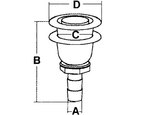 SFIATO IN ACCIAIO INOX-NYLON