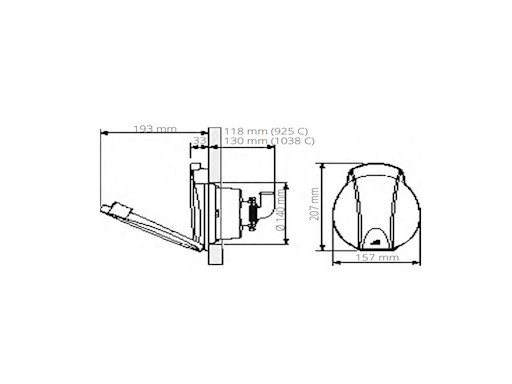 POMPA A MANO MOD.1038C SENZA BY-PASS