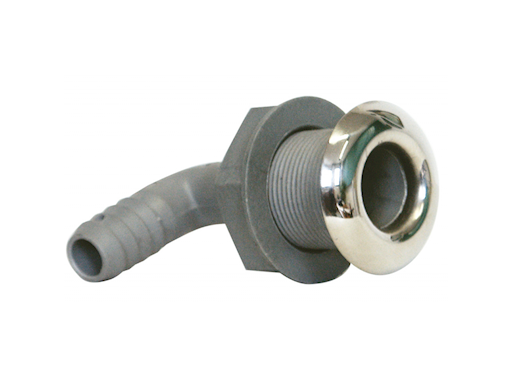 SCARICO A MARE CURVO IN PVC-INOX