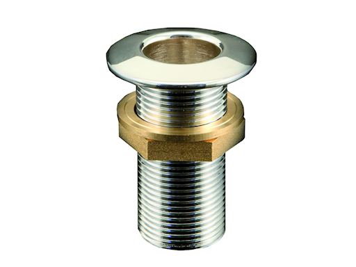 SCARICO A MARE CON BORDO BASSO IN OTTONE CROMATO