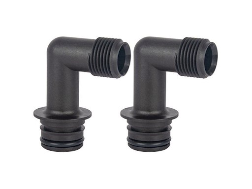 KIT RACCORDO 90° 1/2" PAR MAX 6 HD (2PZ)
