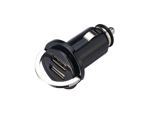 ALIMENTATORE CON DUE PRESE USB TIPO A