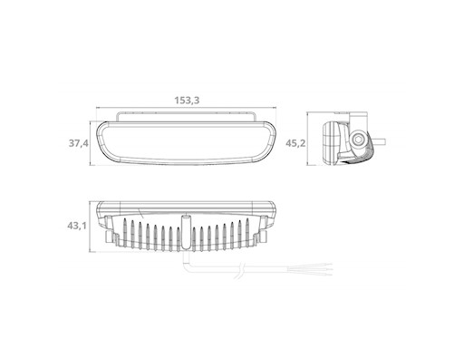 PROIETTORE A LED DA COPERTA