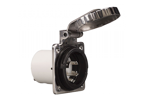 SPINA 2P+T 220V. 32A IP56 IN ACCIAIO INOX