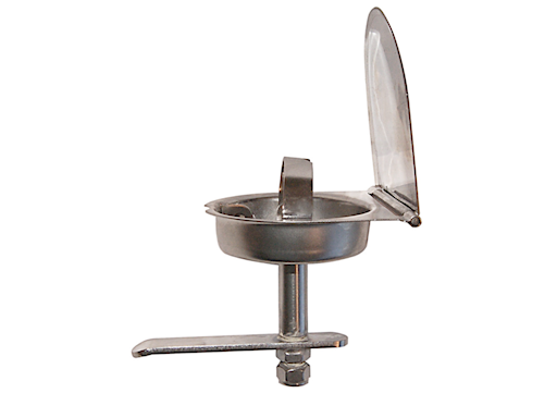 ALZAPAGLIOLO AD INCASSO INOX MM.108X102