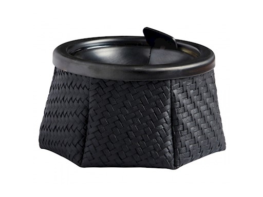 POSACENERE ANTIVENTO NERO