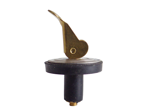 TAPPI ESPANSIONE IN OTTONE E GOMMA