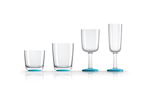 BICCHIERE DA BIBITA BLU LAGUNA