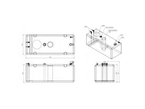 SERBATOIO CARBURANTE LT.180
