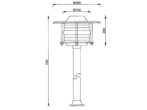LAMPIONE PER ESTERNO